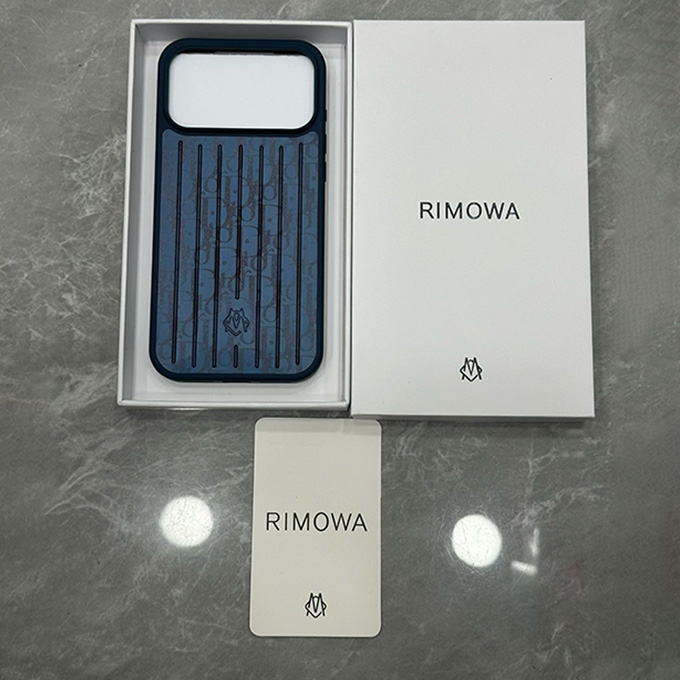 rimowa dior collaboration vertical grooved iphone case